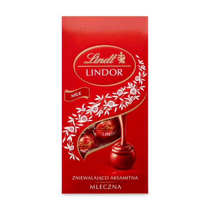 Praliny Lindt Lindor Milk, czekoladowy z nadzieniem, 100g