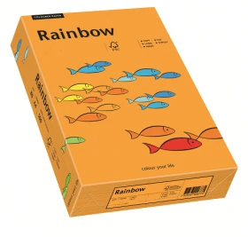 papier ksero Papyrus Rainbow, A4, 160g/m2, 250 arkuszy, pomarańczowy ciemny.