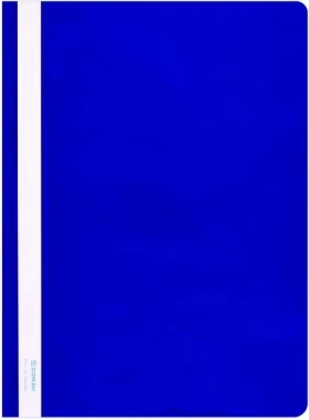 Skoroszyt plastikowy bez oczek Donau, twardy, A4, do 200 kartek, niebieski