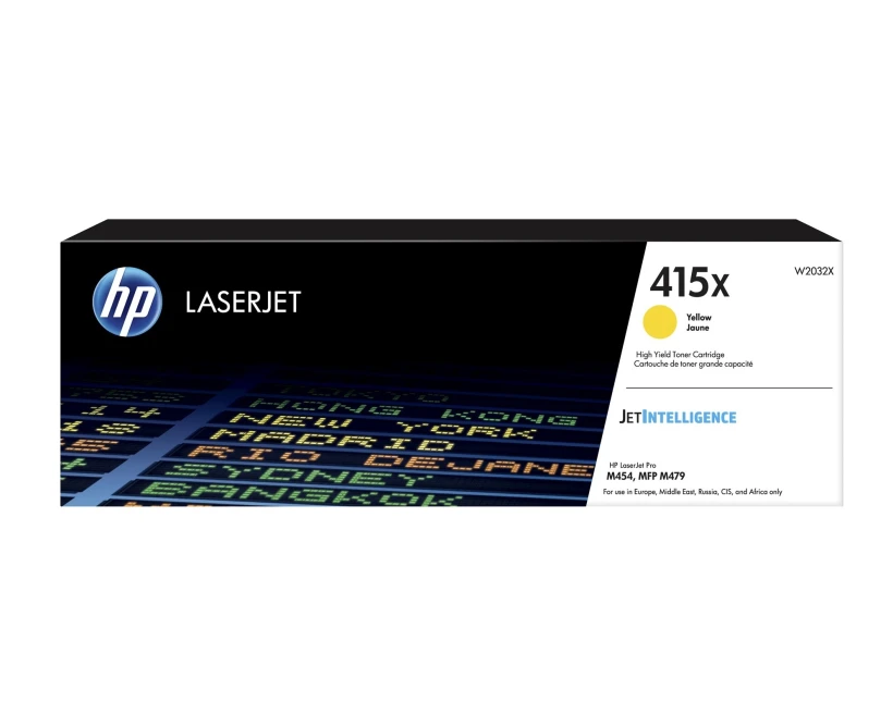 Toner HP 415X (W2032X), 6000 stron, yellow (żółty)