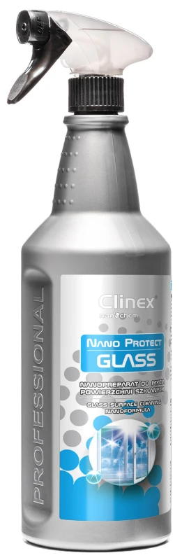 Preparat do mycia szyb Clinex Nano Protect Glass, z rozpylaczem, 1l