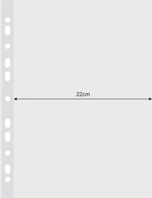 Koszulka krystaliczna Donau, na katalogi, A4+, 120µm, 1 sztuka, transparentny