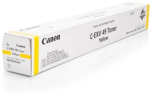 Toner Canon 8527B002 (CEXV49 Y), 19000 stron, yellow (żółty)