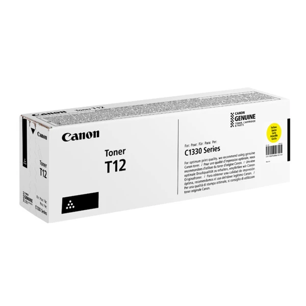 Toner Canon T12 (5095C006), 5300 stron, yellow (żółty)