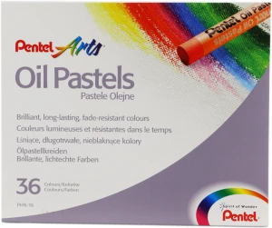 Pastele olejne Pentel, 36 kolorów