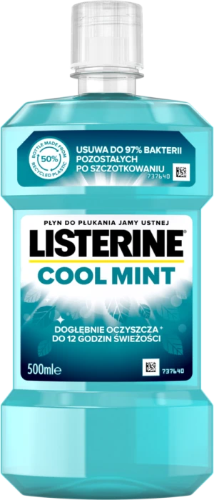 Płyn do płukania jamy ustnej Listerine Cool Mint, miętowy, 500 ml