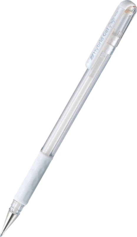 Pióro żelowe Pentel Hybrid Gel K118, 0.8mm, biały