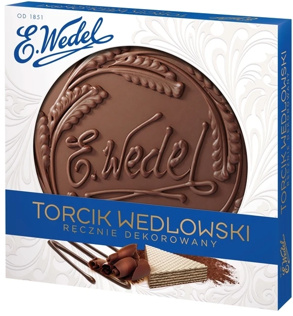 Torcik wedlowski, arachidowy w czekoladzie deserowej, 250g