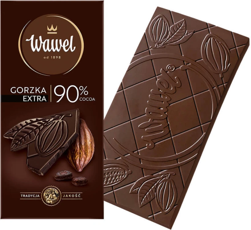 Czekolada Wawel Premium 90% cocoa, gorzka, 90g