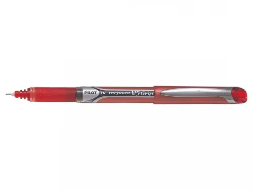 Cienkopis Pilot, Hi-Tecpoint V5 Grip, 0.5mm, czerwony