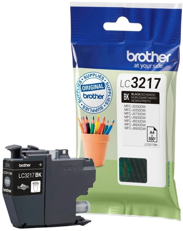 Tusz Brother (LC3217BK), 550 stron, black (czarny)