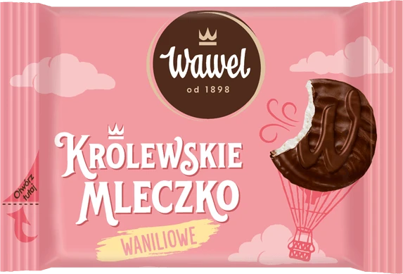 Bombonierka Królewskie Mleczko Wawel, waniliowy, 340g