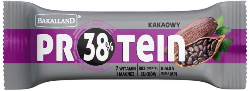 Baton proteinowy Bakalland, kakaowy, 35g