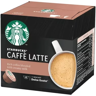 Kapsułki do ekspresu Starbucks Caffe Latte, 12 sztuk