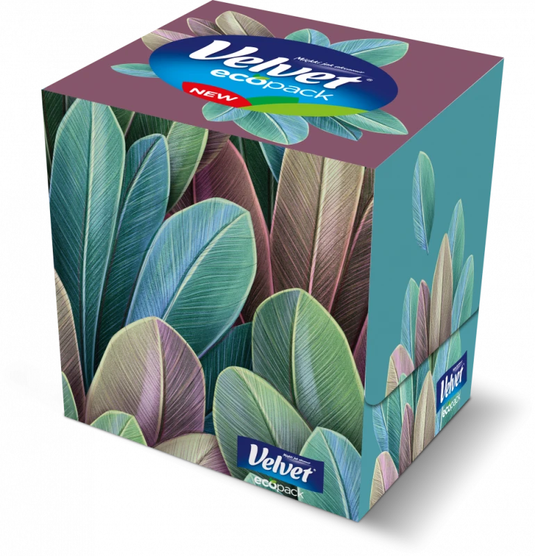 Chusteczki higieniczne Velvet Care Comfort Cube, w kartoniku, 56 sztuk