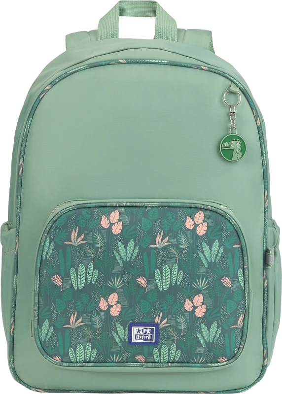 Plecak szkolny Oxford Kids, jednokomorowy, 25l, 40x30x16cm, zielony