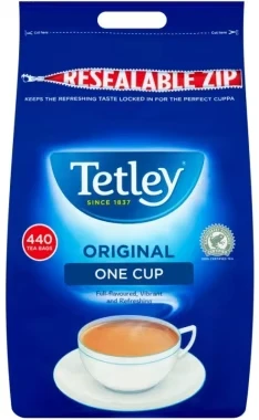 Herbata czarna w torebkach Tetley Original, 440 sztuk x 2g