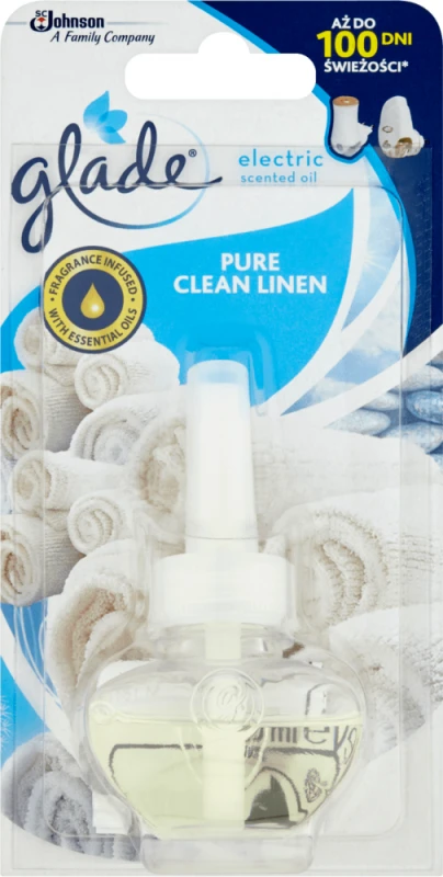 Wkład do odświeżacza elektrycznego Glade by Brise, Pure Clean Linen, 20ml