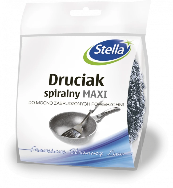 Druciak spiralny Stella Maxi, 1 sztuka, srebrny