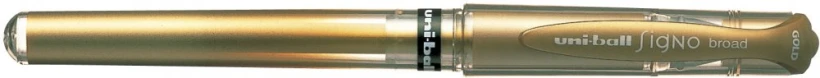 Długopis żelowy Uni UM-153, 1.0mm, złoty