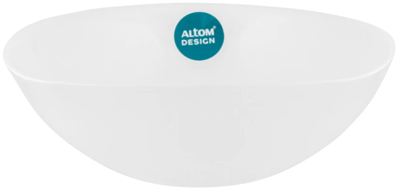 Salaterka Altom Design White Harmony, 16cm, szkło, 6 sztuk, biały