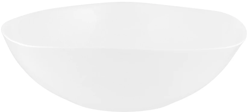 Salaterka Altom Design White Harmony, 22cm, szkło, 3 sztuki, biały