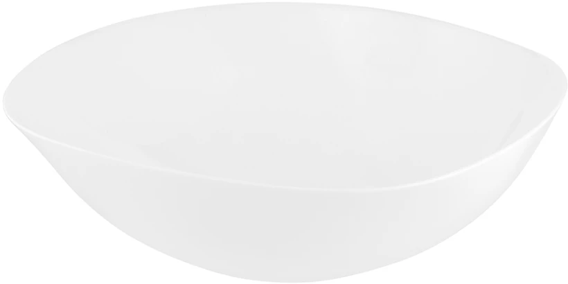 Salaterka Altom Design White Harmony, 26.5cm, szkło, 3 sztuki, biały