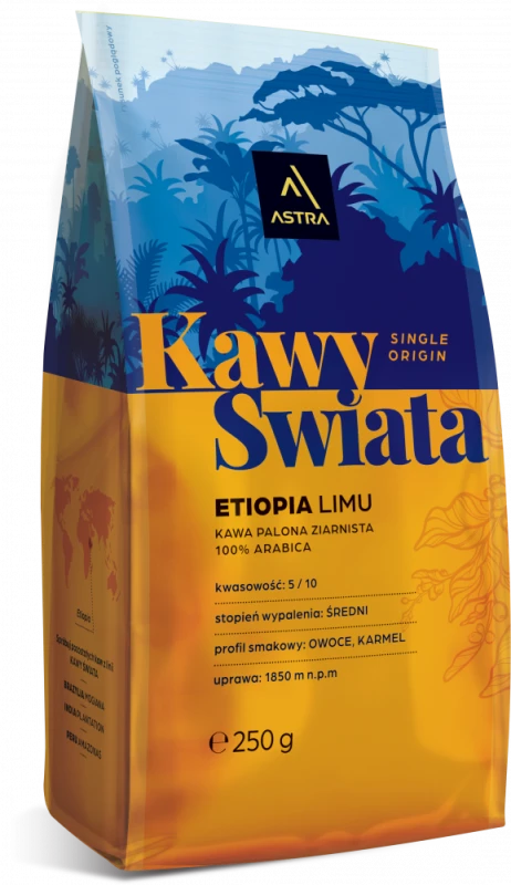 Kawa ziarnista Astra Etiopia, 250g