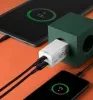 Ładowarka do telefonu Hama Mini, Power Delivery Quick Charge, GaN, USB-C/USB-A, 45W, biały