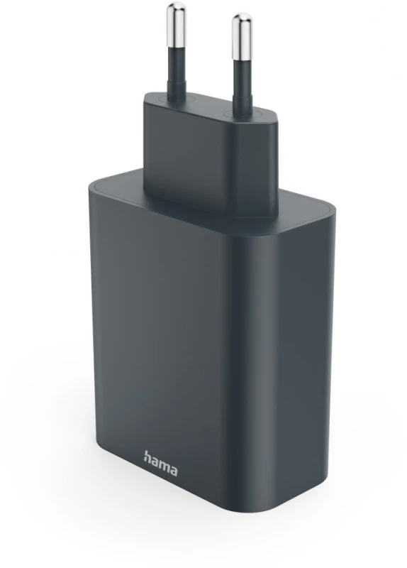 Ładowarka do telefonu Hama, Power Delivery, USB-C/USB-A, 45W, antracyt