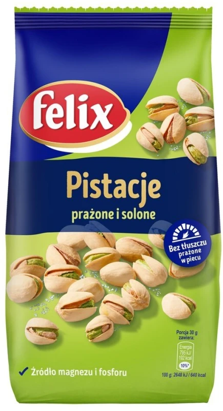 Pistacje Felix, prażone i solone, 240g