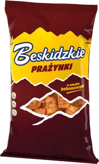 Prażynki Beskidzkie Aksam, bekon, 80g