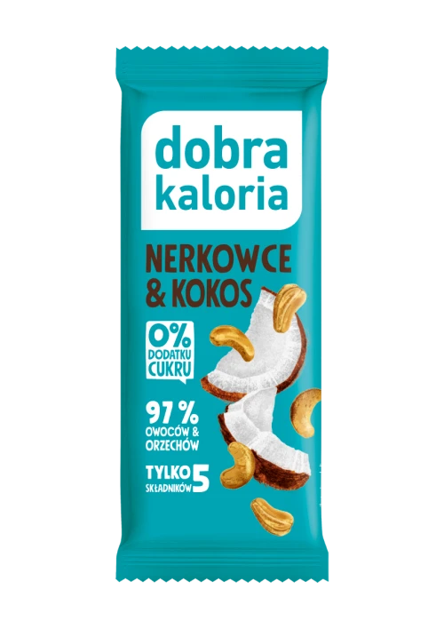 Baton Dobra Kaloria, nerkowce i kokos, 35g