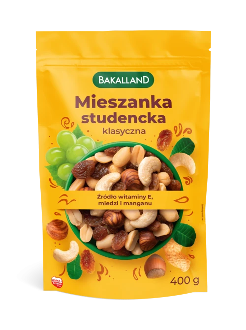 Mieszanka studencka klasyczna Bakalland, 400g