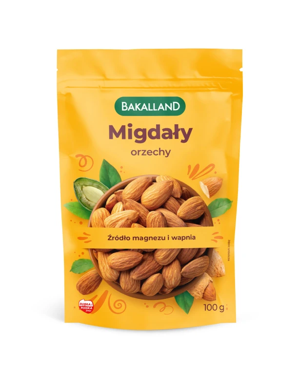 Migdały Bakalland, 100g