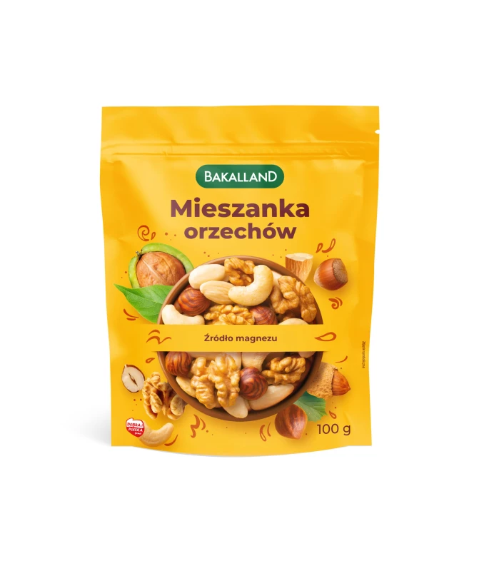 Mieszanka orzechów Bakalland, 100g