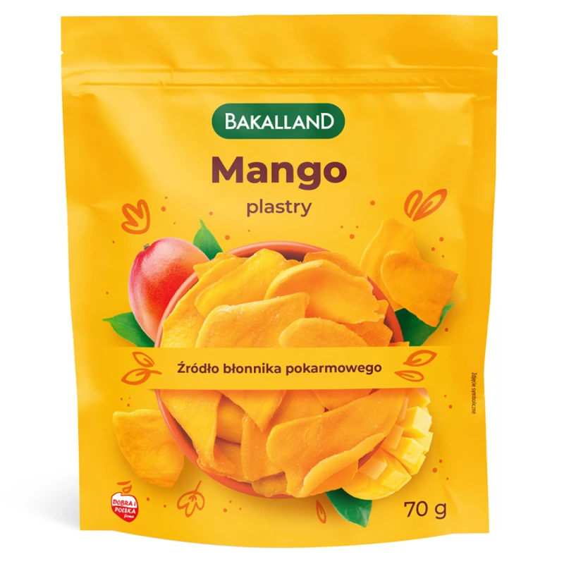 Suszone mango Bakalland, 70g