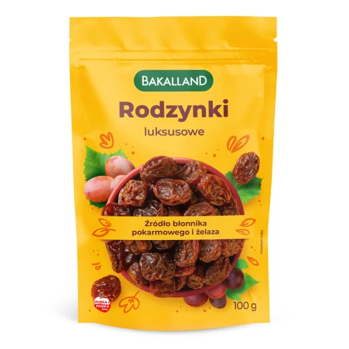 Rodzynki luksusowe Bakalland, 100g