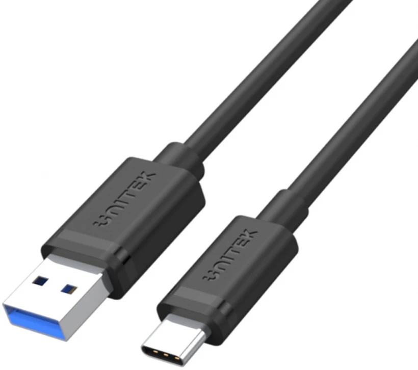 	 Kabel USB-A - USB-C 3.1 Unitek, 0.5m, czarny