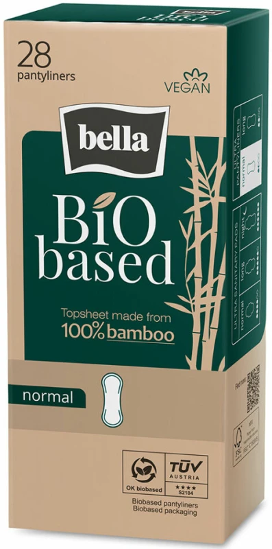 Wkładki higieniczne Bella Bio Based Normal, ultracienkie, 28 sztuk