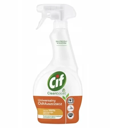 Uniwersalny odtłuszczacz Cif Cleanboost, 500ml