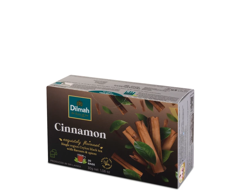 Herbata czarna aromatyzowana w torebkach Dilmah Cinnamon, cynamon, 20 sztuk x 1.5g