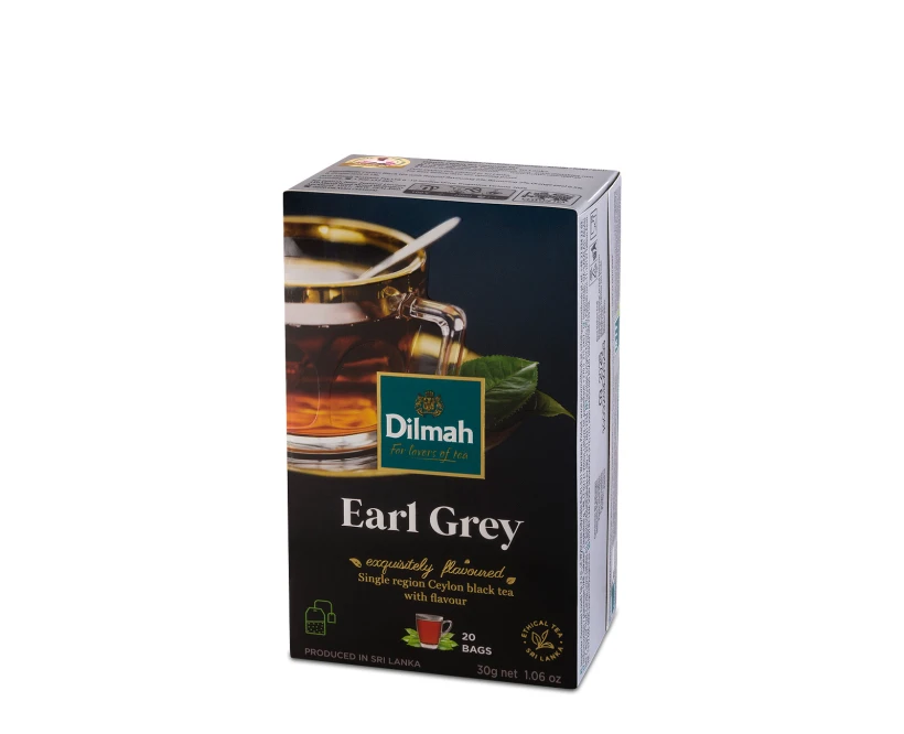 Herbata Earl Grey czarna w torebkach Dilmah, 20 sztuk x 1.5g