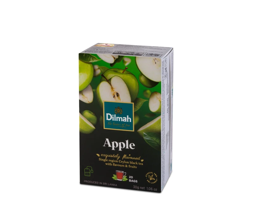 Herbata czarna aromatyzowana w torebkach Dilmah Apple, jabłko, 20 sztuk x 1.5g