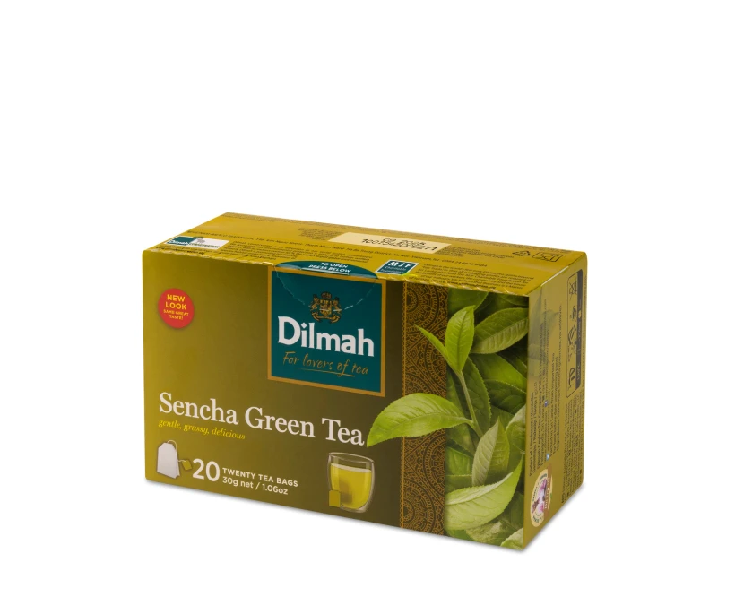 Herbata zielona w kopertach Dilmah Green Tea Sencha, 20 sztuk x 1.5g