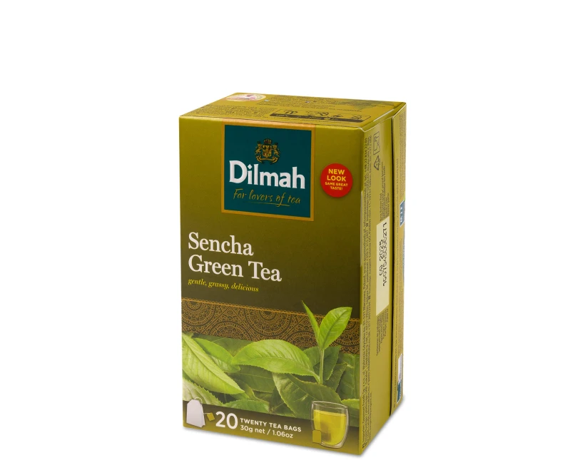 Herbata zielona w kopertach Dilmah Green Tea Sencha, 20 sztuk x 1.5g