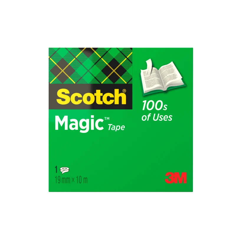 Taśma klejąca Scotch Magic 810, 19mmx10m, przezroczysty matowy