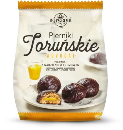 Pierniki Toruńskie Kopernik, advocat, w czekoladzie deserowej, 150g