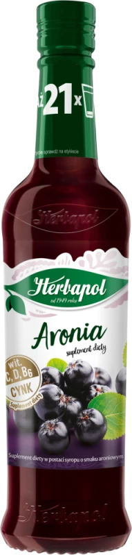 Syrop Herbapol Owocowa Spiżarnia, aroniowy, 420ml