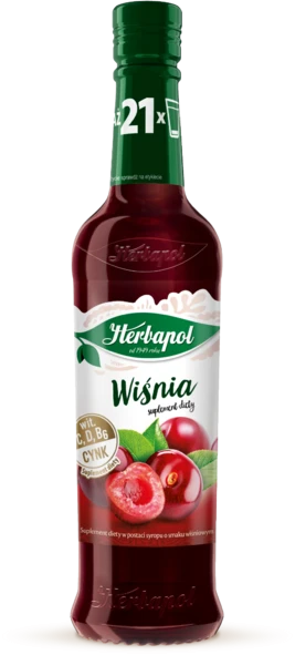 Syrop Herbapol wiśniowy, 420 ml